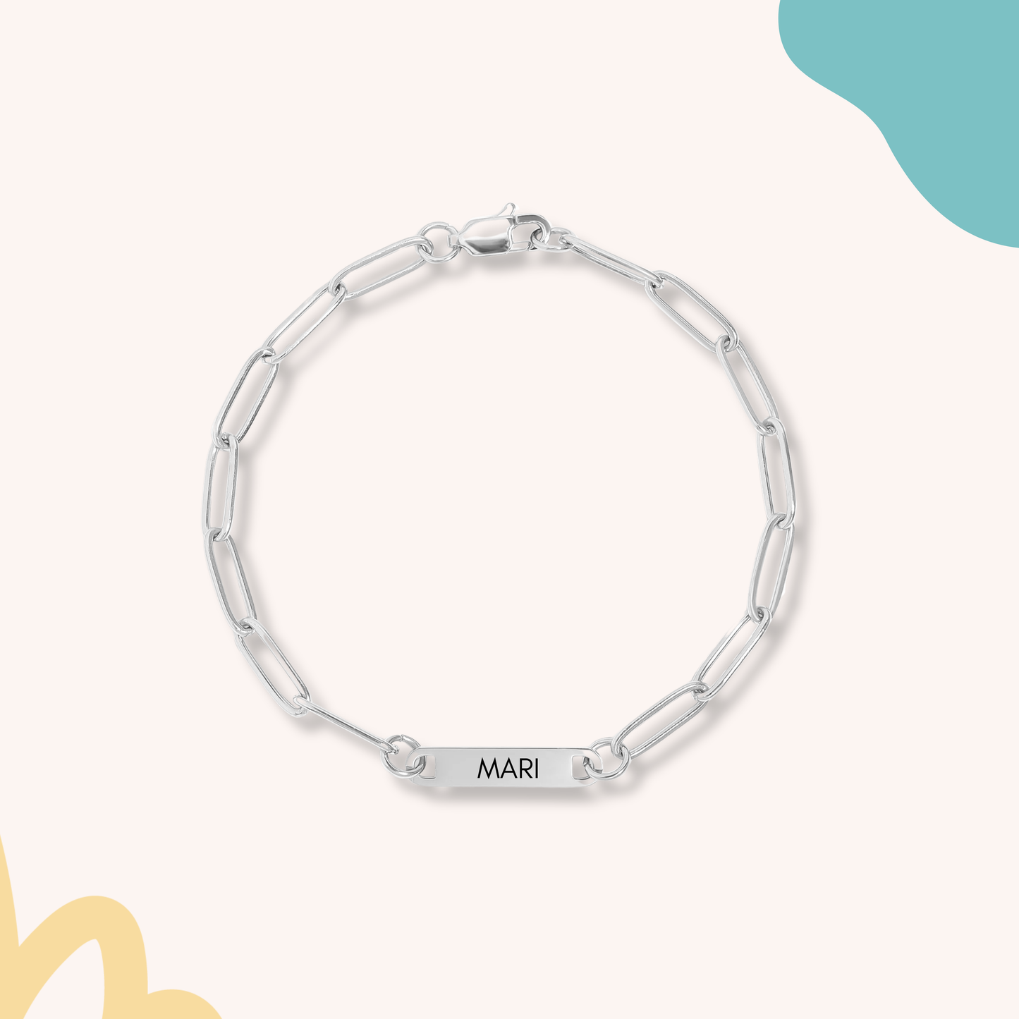 Engraved Bar Bracelet